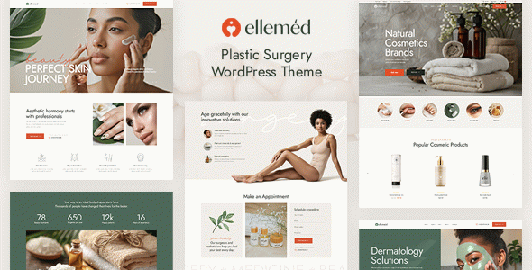 Ellemed - Plastic Surgery & Beauty Clinic WordPress Theme