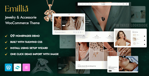 Emillia – Jewelry & Fashion Accessories WooCommerce WordPress Theme