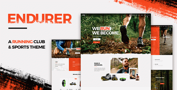Endurer - Running Club and Sports WordPress Theme