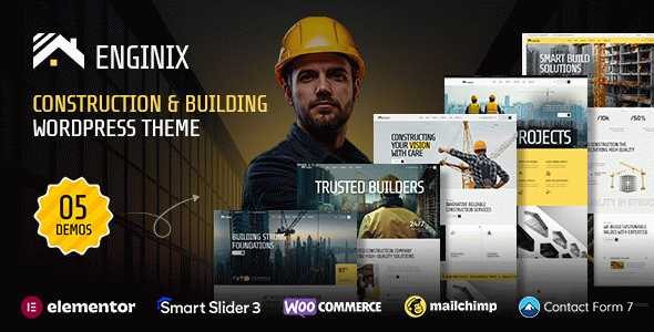 Enginix - Construction & Building WordPress Theme