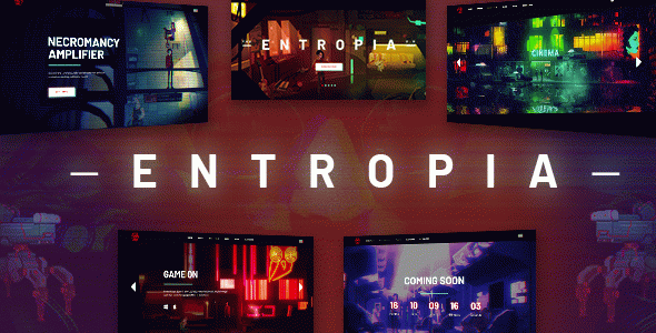 Entropia - Gaming and eSports WordPress Theme