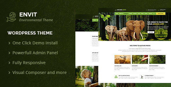 Envit ??? An Environmental WordPress theme