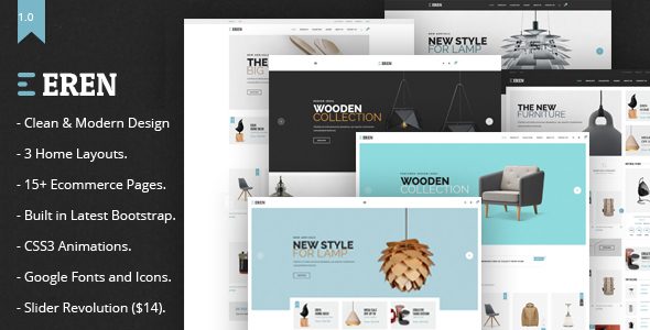 Eren - Multipurpose Ecommerce Template