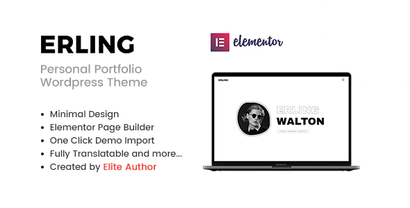 Erling - Personal Portfolio WordPress Theme