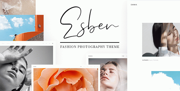 Esben - Elegant Fashion Photography WordPress Theme