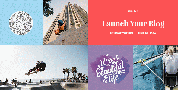 Escher - Blog WordPress Theme