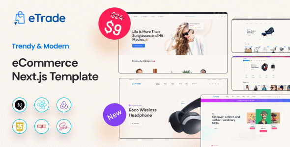 eTrade: eCommerce Next.js Template