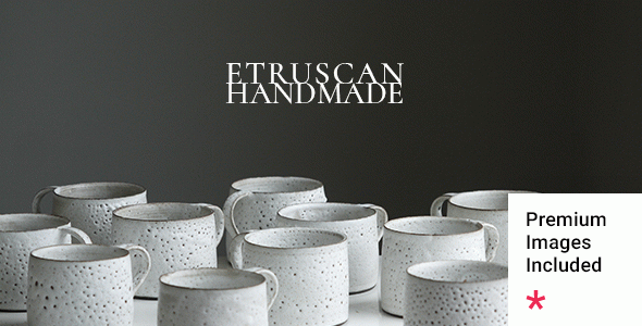 Etruscan - Handmade Pottery WordPress Store