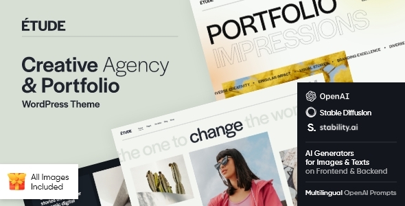 Etude - Design Agency & Branding Studio WordPress Theme