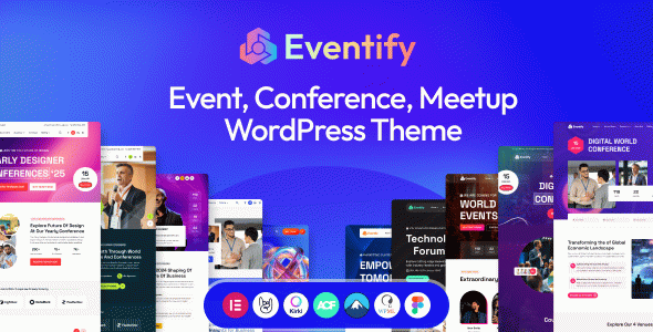 Eventify - Event & Conference Meetup WordPress theme