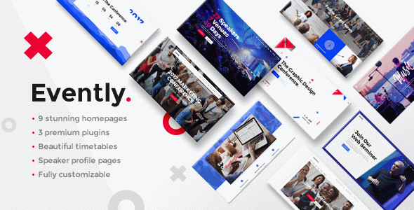 Evently - Conference & Meetup WordPress Theme