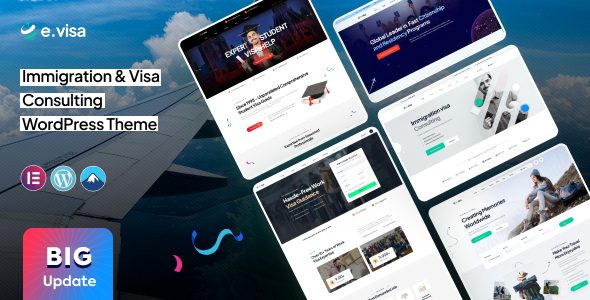 Evisa - Immigration and Visa Consulting WordPress Theme