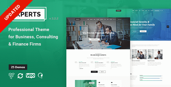 Experts - Business Professional Theme For Finance Firms