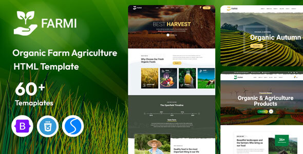 Farmi - Agriculture and Farming HTML Template