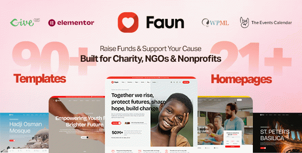 Faun – Nonprofit, Charity & Donation Theme