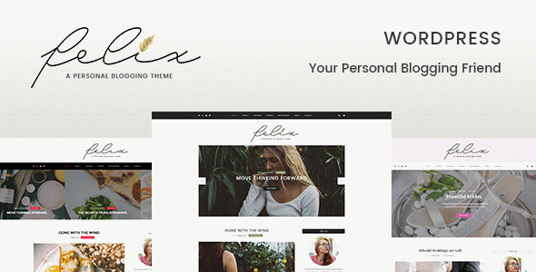 Felix ??? Personal Blogging WordPress Theme