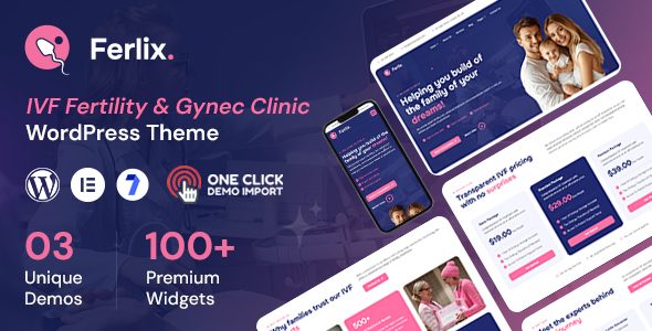 Ferlix ??? IVF, Pregnancy & Maternity Healthcare WordPress Theme