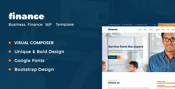 Finance - Consulting Finance WordPress Theme