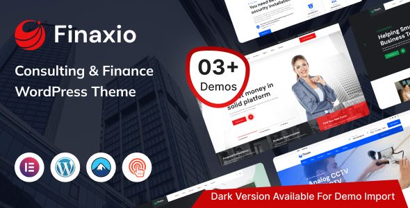 Finaxio - Consulting & Finance WordPress Theme