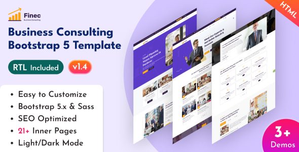 Finec - Business Consulting Bootstrap 5 Template