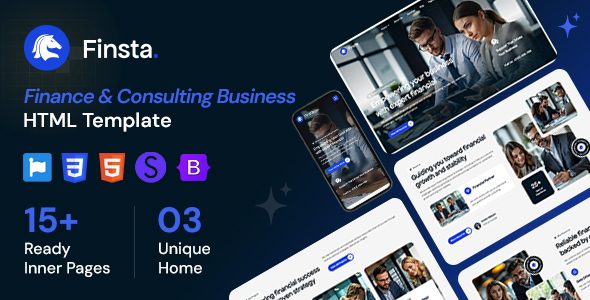 Finsta - Finance and Consulting Business HTML Template