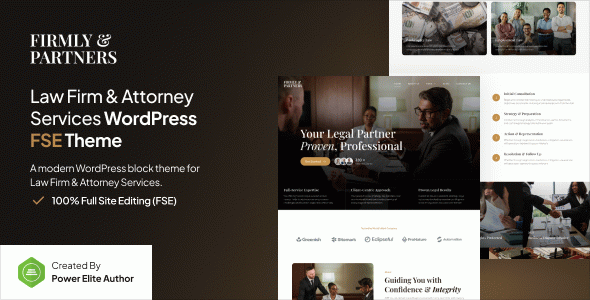 Firmly - Lawyer & Attorney Gutenverse FSE WordPress Block Theme