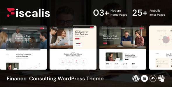 Fiscalis - Finance Consulting WordPress Theme