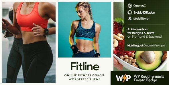 FitLine - Personal Fitness Coach WordPress Theme