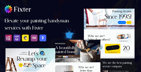 Fixter - Painting Services & Handyman Industry WordPress Theme