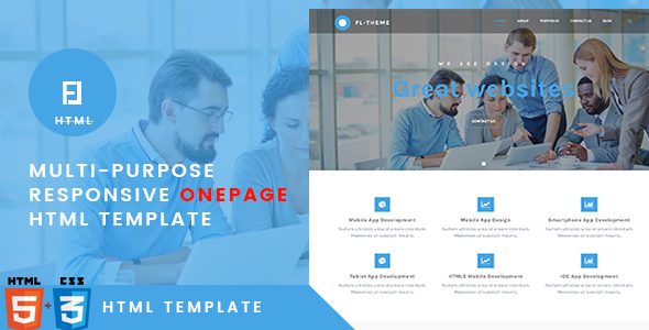 Fl -Multi-Purpose Responsive OnePage HTML Template