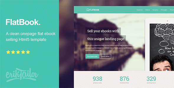 FlatBook - Flat Ebook Selling Html Template