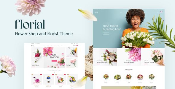 Florial – Flower Store WooCommerce WordPress Theme with AI