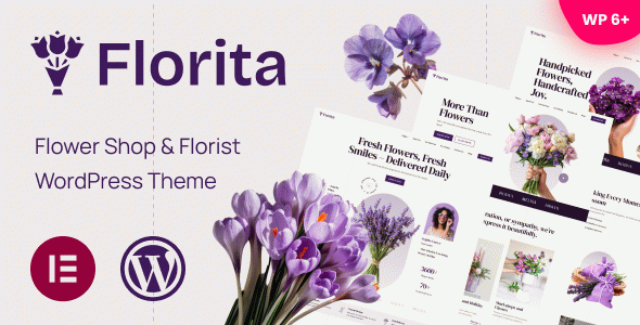 Florita - Flower Shop & Florist WordPress Theme