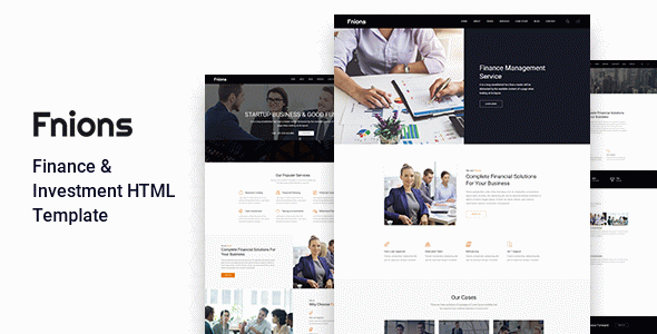 Fnions - Finance and Business Consulting HTML Template