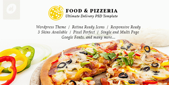Food & Pizzeria - Ultimate Delivery WordPress Theme