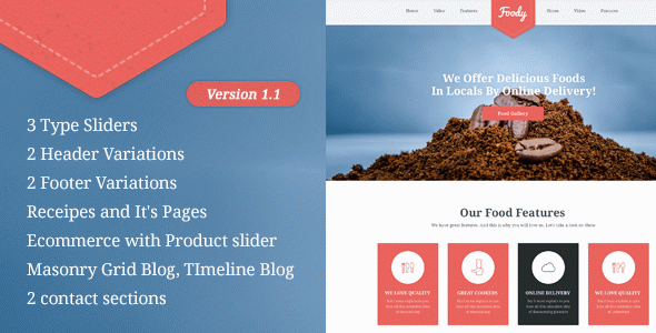 Foody - Restaurant HTML5 Template