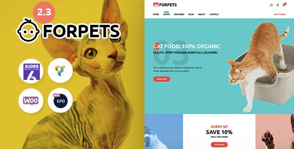 Forpets - Food Shop WooCommerce Theme