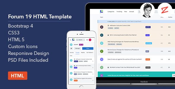 Forum19 - HTML Template