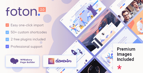 Foton - Software and App Landing Page WordPress Theme
