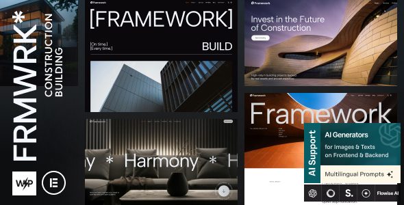 Framework - Construction & Building Elementor WordPress Theme