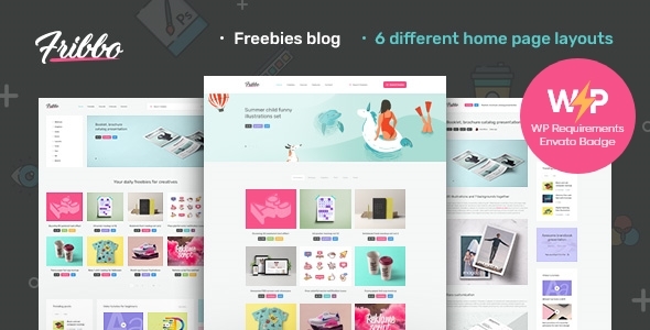 Fribbo - Freebies, Giveaway & Gift Blog WordPress Theme