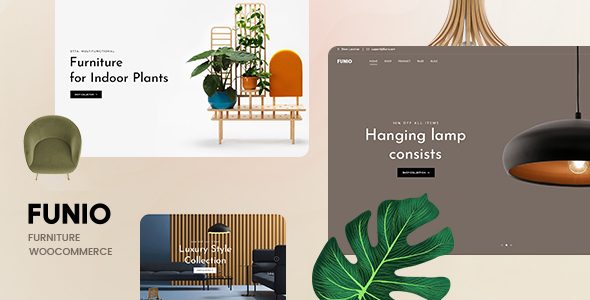 Funio – Furniture WooCommerce WordPress Theme with AI