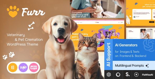 Furr - Veterinary & Pet Shop WordPress Theme