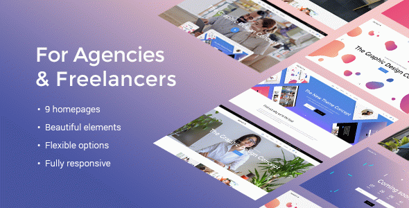 Fuzion - Design Agency WordPress Theme
