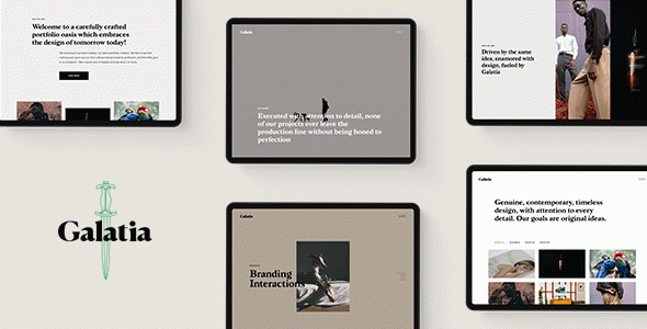 Galatia - Contemporary Agency WordPress Theme