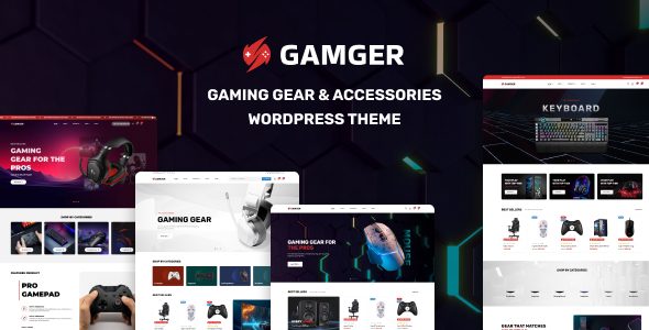 Gamger – Gaming Gear WooCommerce Theme with AI