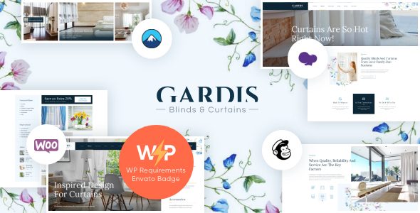 Gardis | Drapes, Blinds & Curtains WordPress Theme