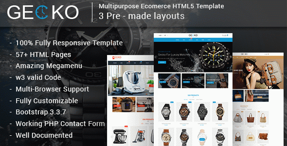 Gecko - Responsive Multipurpose E-Commerce HTML5 Template