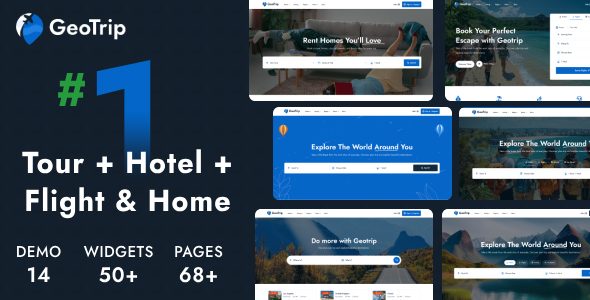GeoTrip - All-in-One Booking & Travel HTML Template