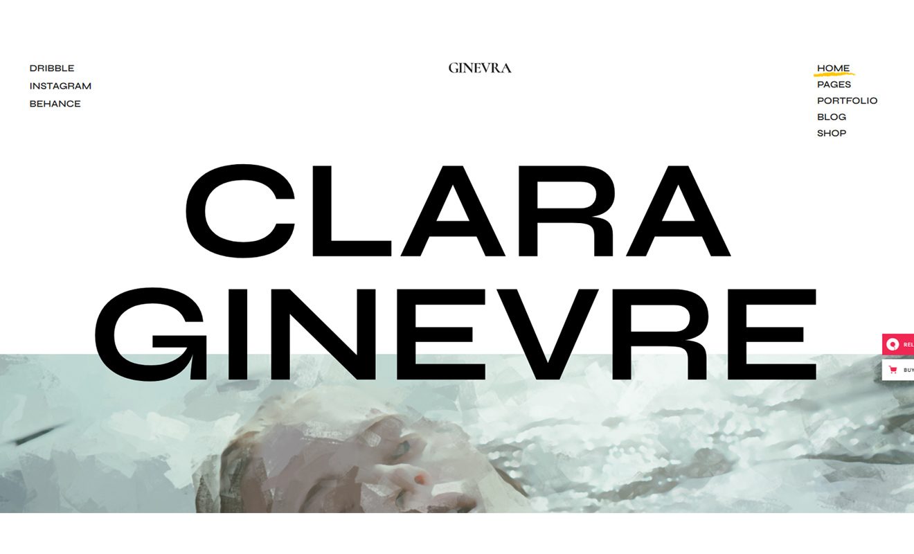 Ginevra ??? Artist Portfolio Theme